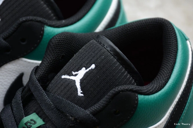 Kicked Out Shoe Store Mystic 1 Low Jordan Black White Green Air 553558-113 0804